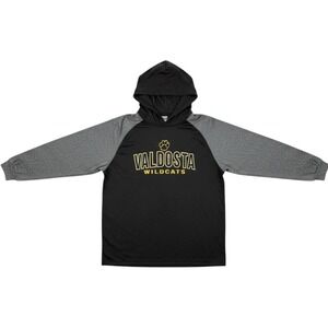 Pro-Ad Sports Valdosta Wildcats Performance Hoodie Black Grey Mens Large NEW